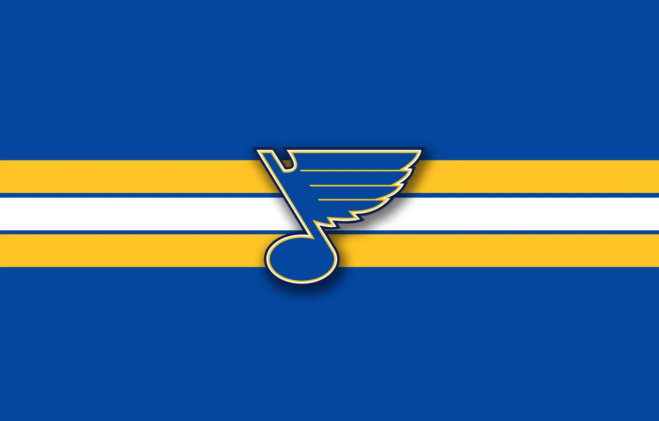 Photo wallpaper wing, emblem, note, NHL, nhl, St. Louis Blues, hockey team, St. Louis Blues
