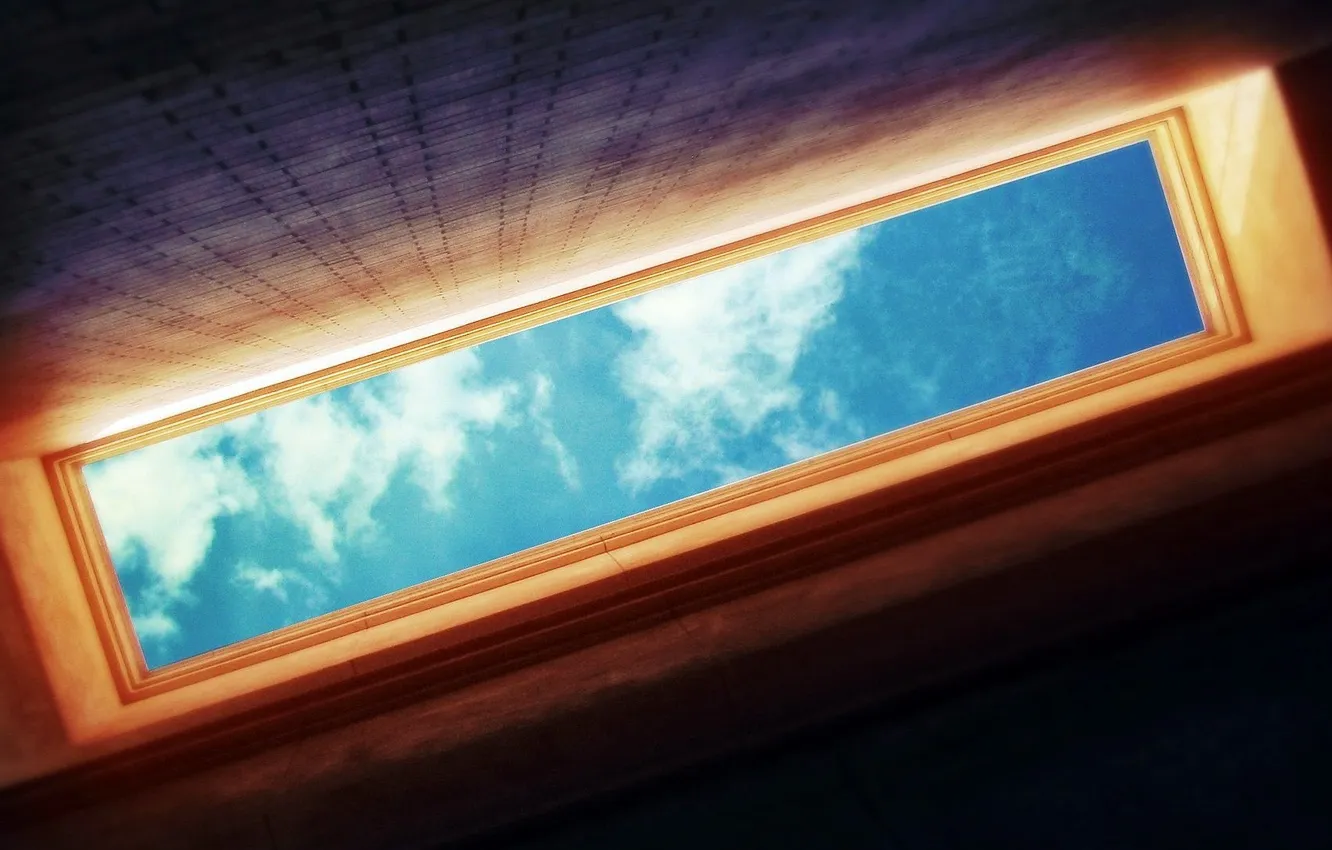 Photo wallpaper the sky, building, tower, window