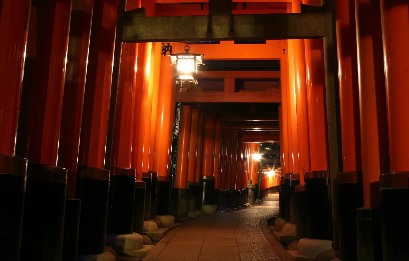 Photo wallpaper the city, street, Kyoto