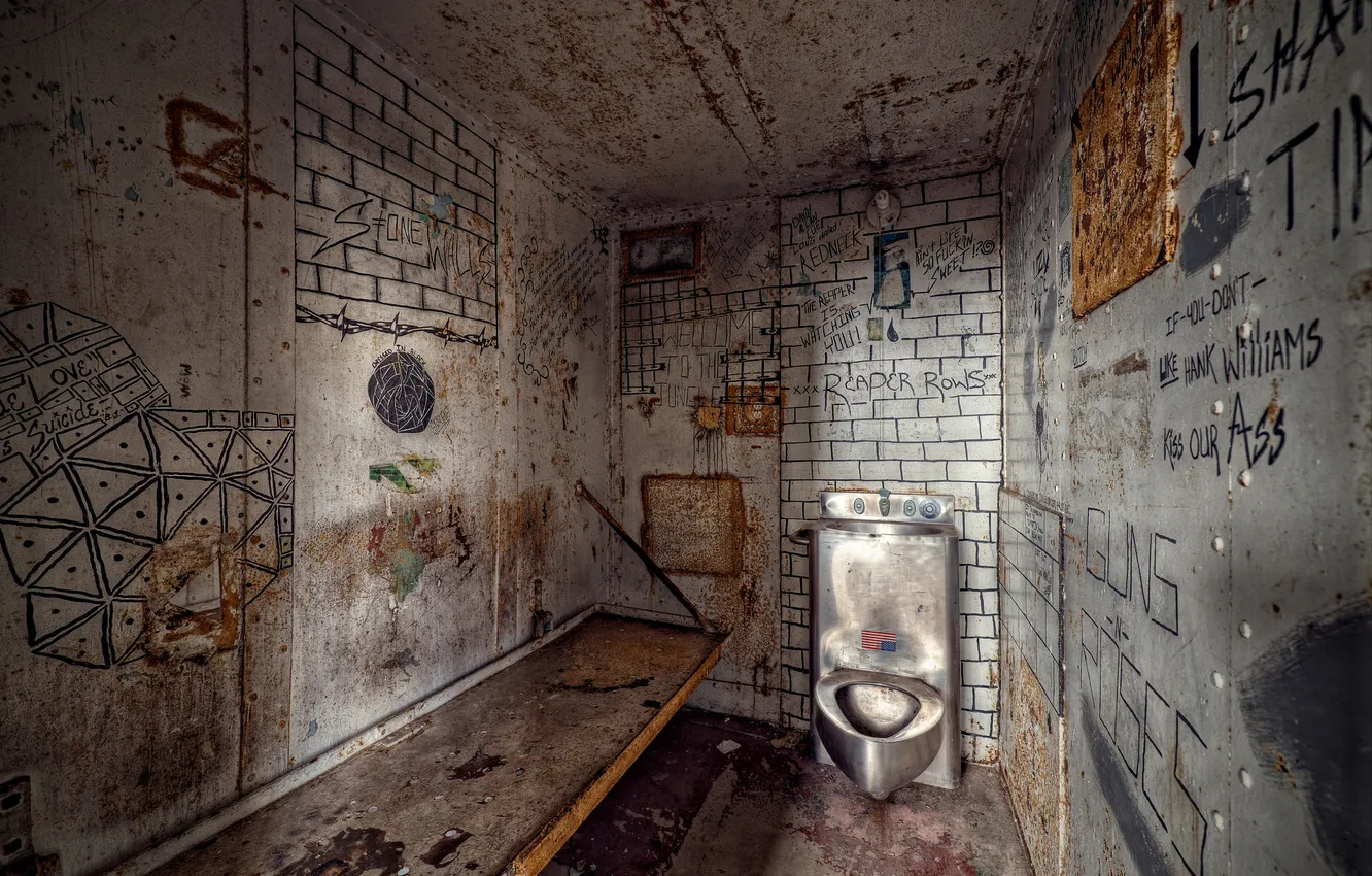 Photo wallpaper interior, camera, prison