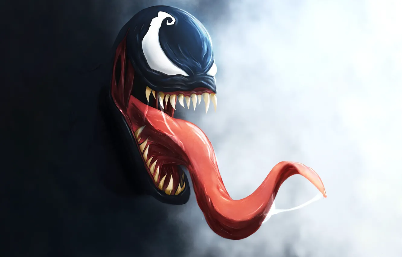 Photo wallpaper language, teeth, art, Marvel, Marvel Comics, Comics, Concept Art, Venom