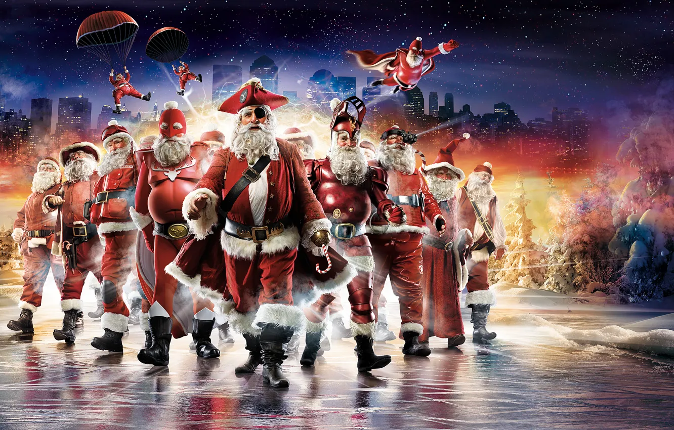 Photo wallpaper hero, Santa Claus, Santa Claus