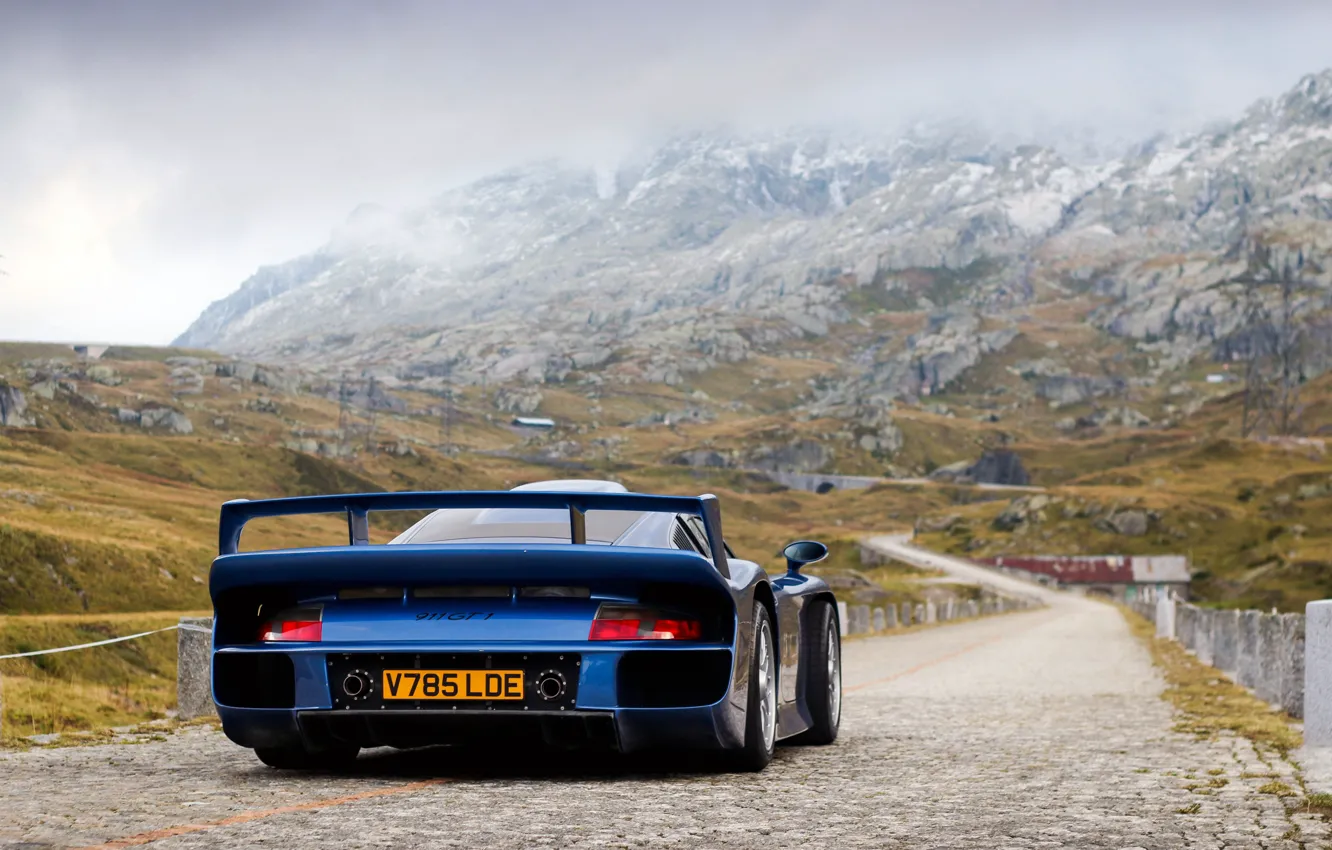 Photo wallpaper Porsche, Porsche 911, 1997, Sports car, GT1, Porsche 911 GT1