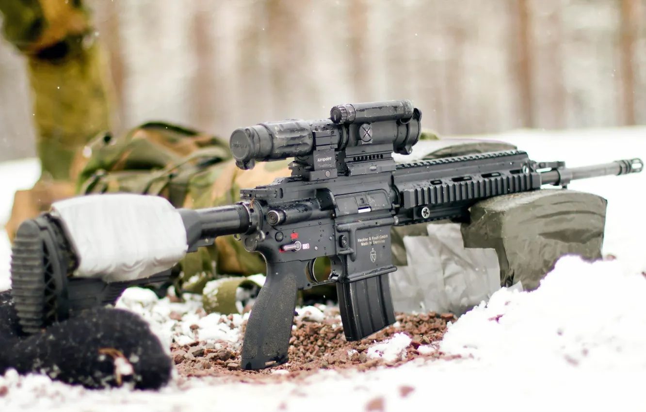 Photo wallpaper weapons, background, machine