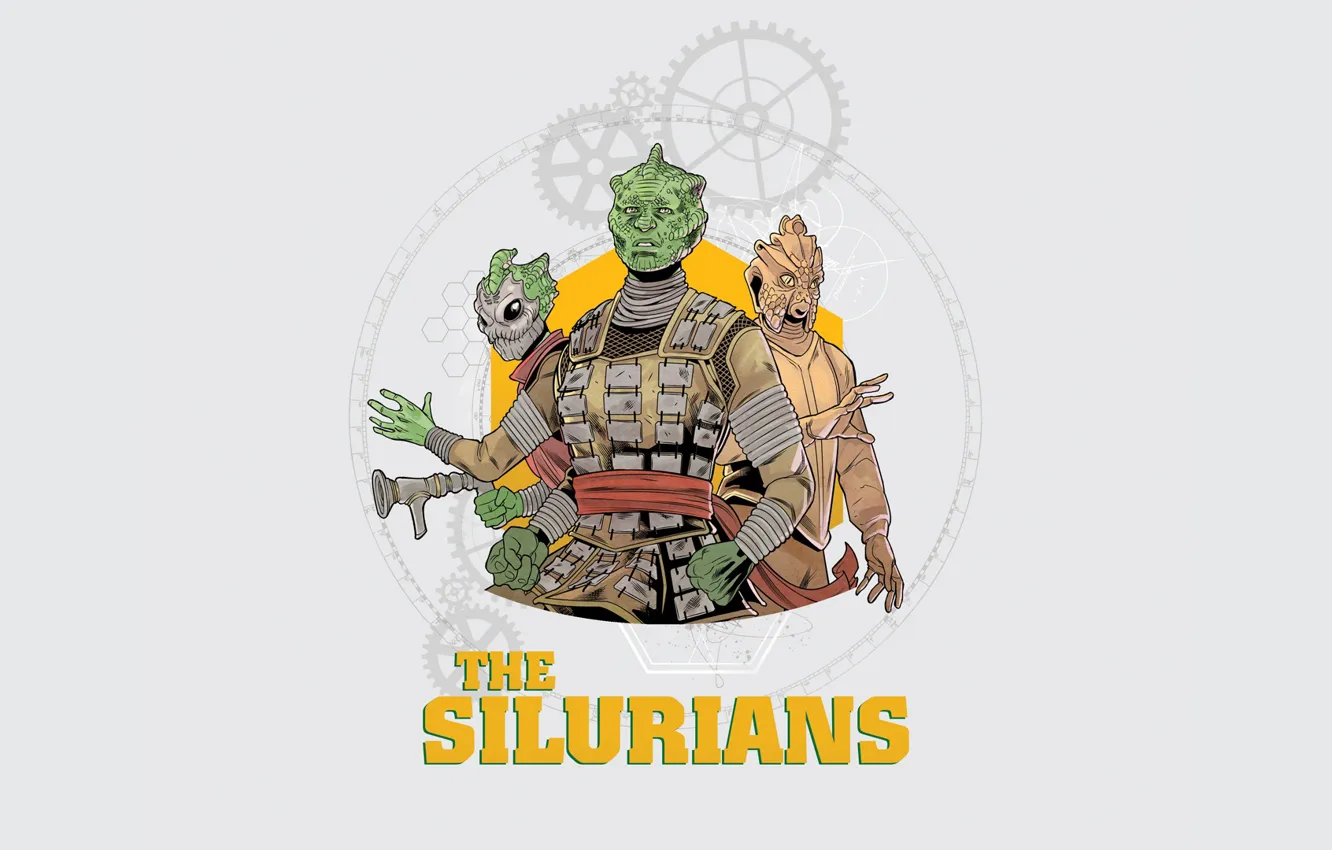Photo wallpaper Doctor Who, humanoid, Doctor Who, reptile, The silurians, Silurians