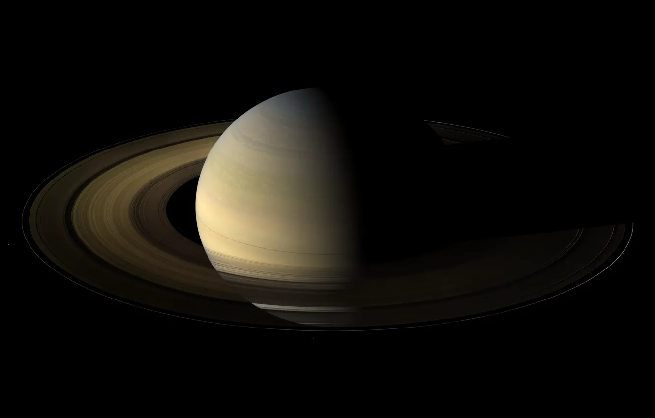 Photo wallpaper planet, Saturn, ring
