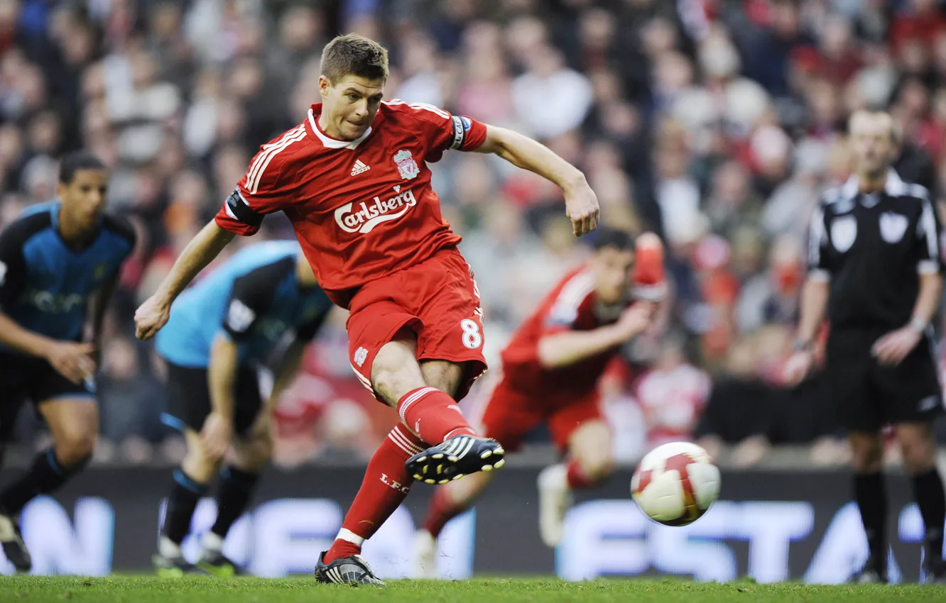 Photo wallpaper football, sport, Liverpool, Gerard, Stevie G