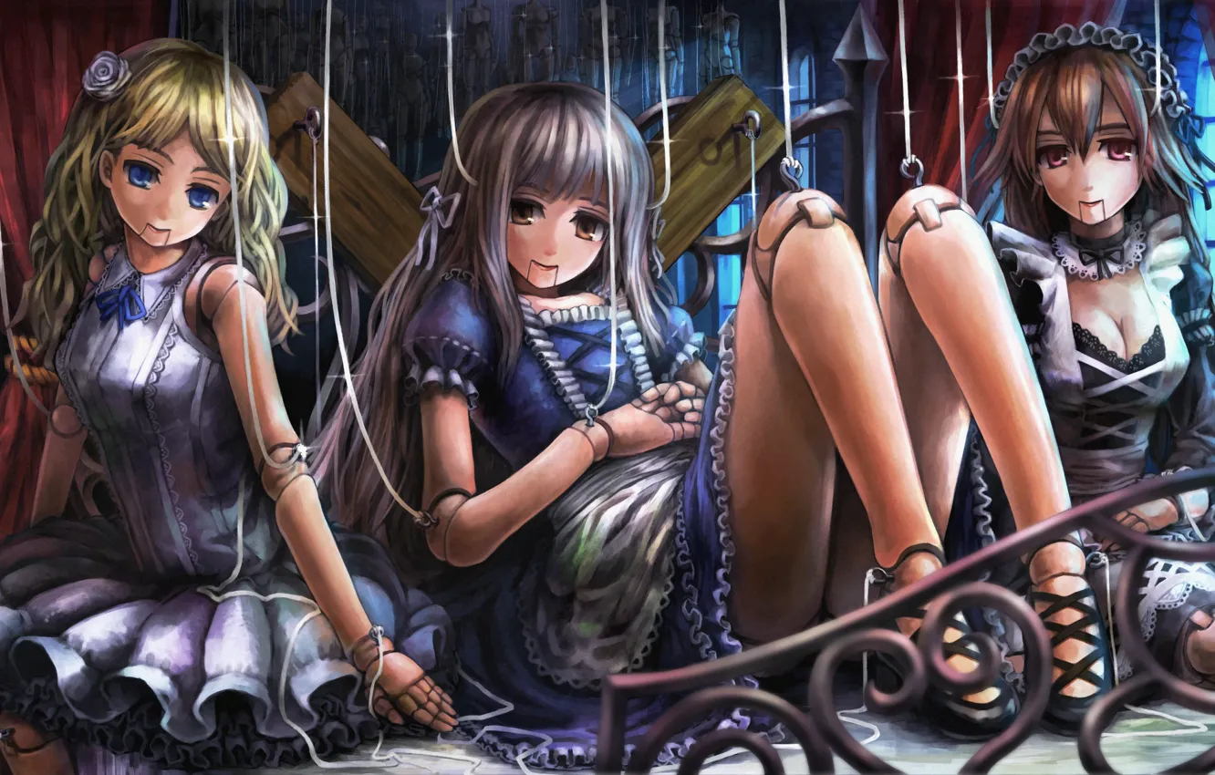 Photo wallpaper female, Dragon's Crown, puppets