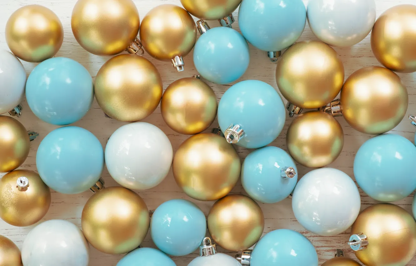 Photo wallpaper balls, retro, holiday, Christmas, New year, JAKKAPAN JABJAINAI