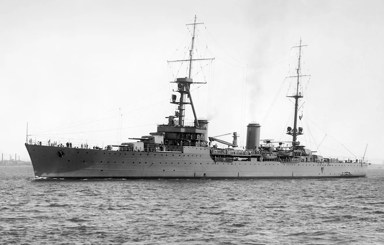 Photo wallpaper France, heavy cruiser, 1929, Tourville