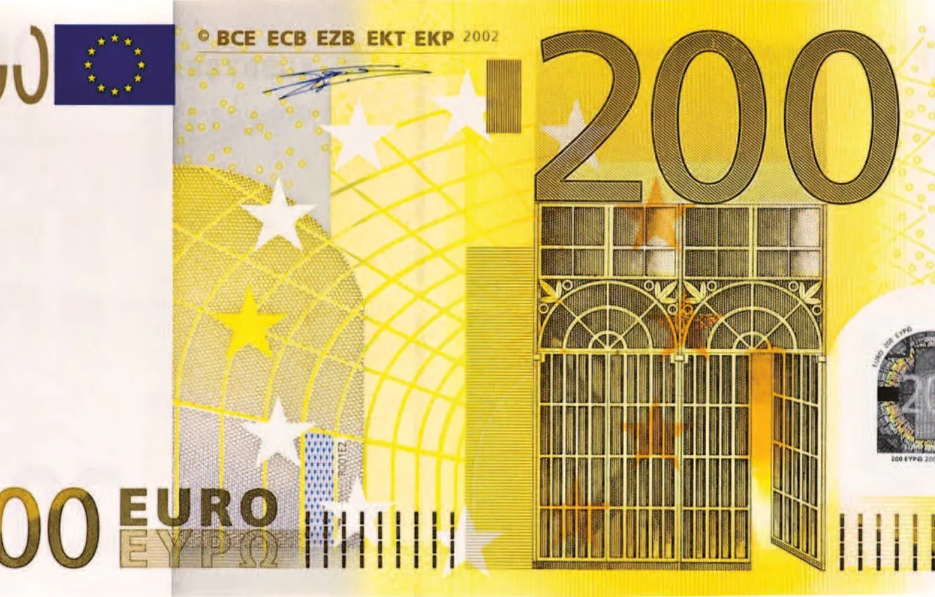 Photo wallpaper money, Euro, currency, bills