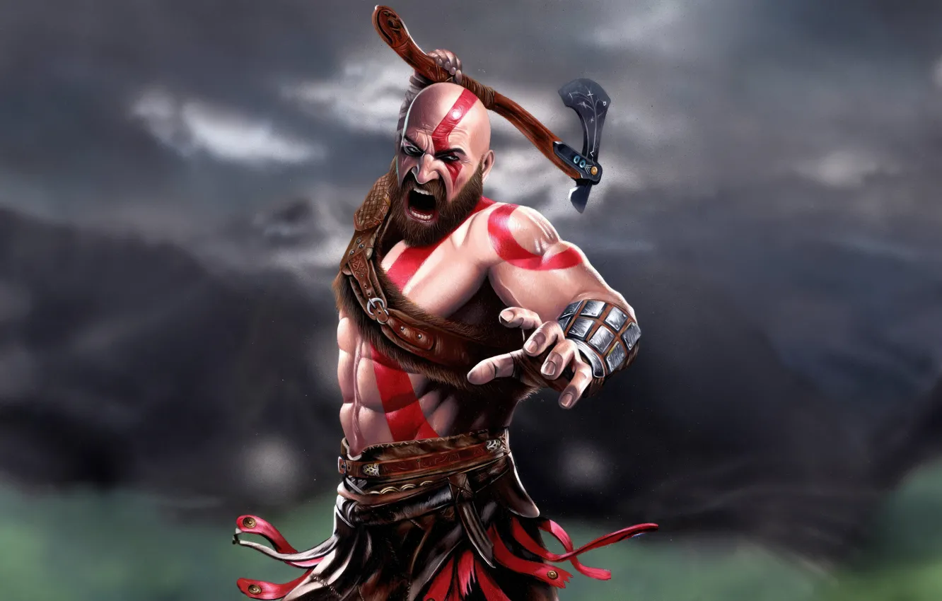Photo wallpaper Kratos, power, Titanic