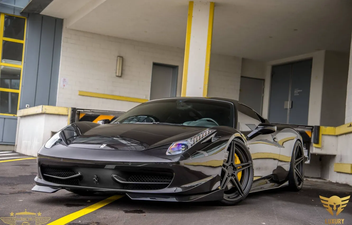 Photo wallpaper Ferrari, 2014, 458 Italia, Tuned by Luxury Custom