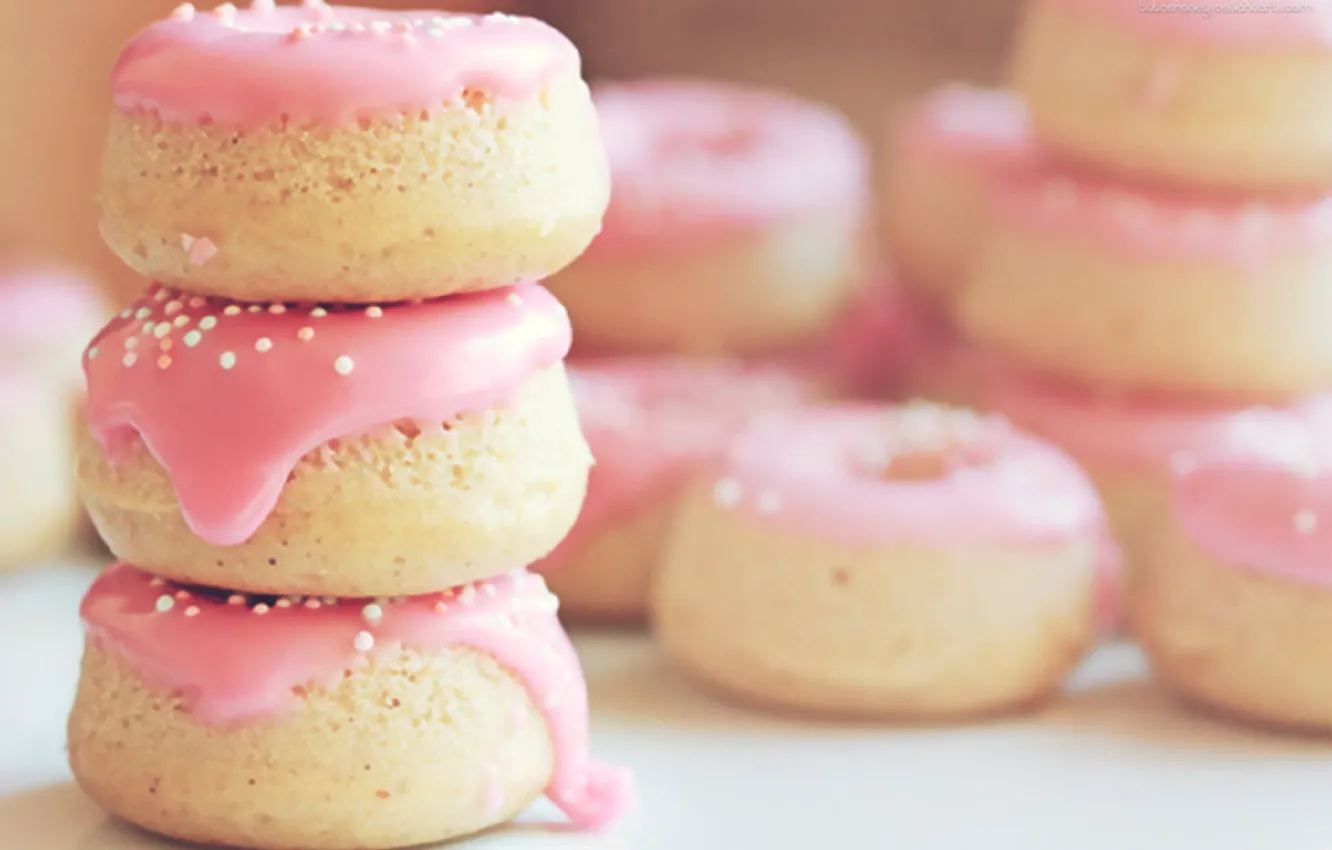 Photo wallpaper donuts, cakes, sweet