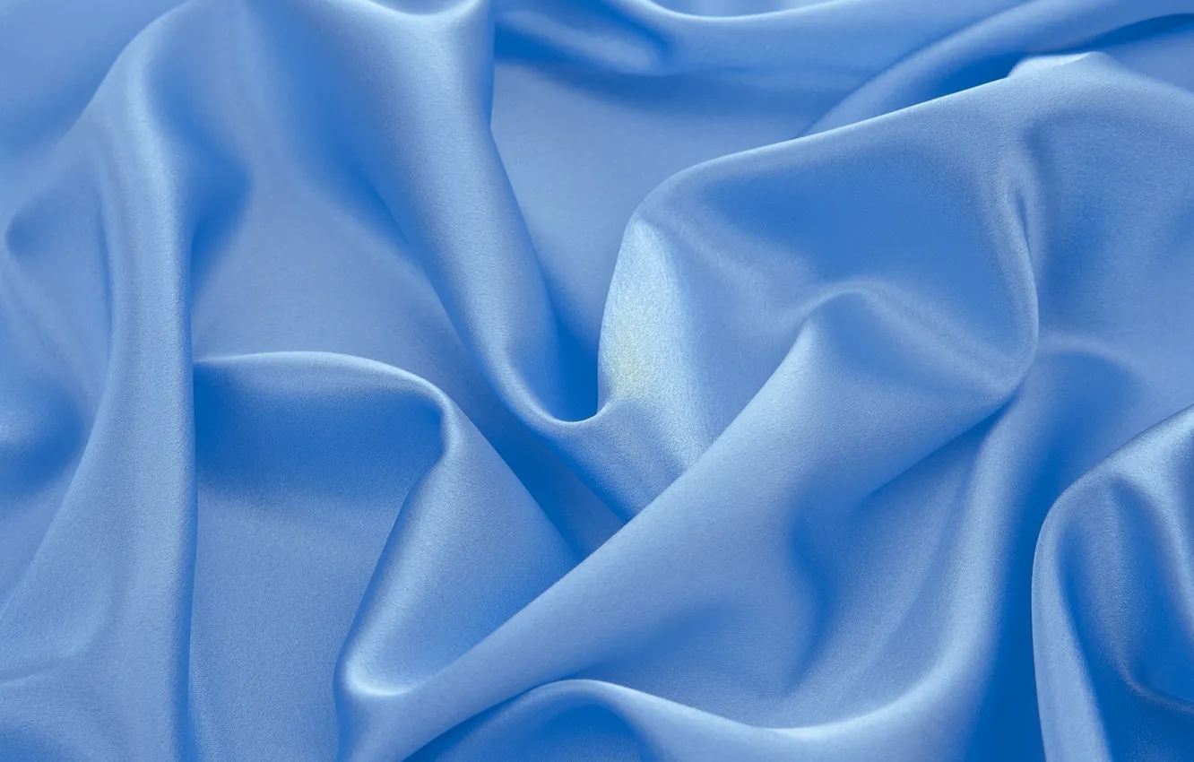 Photo wallpaper texture, fabric, folds, blue, light