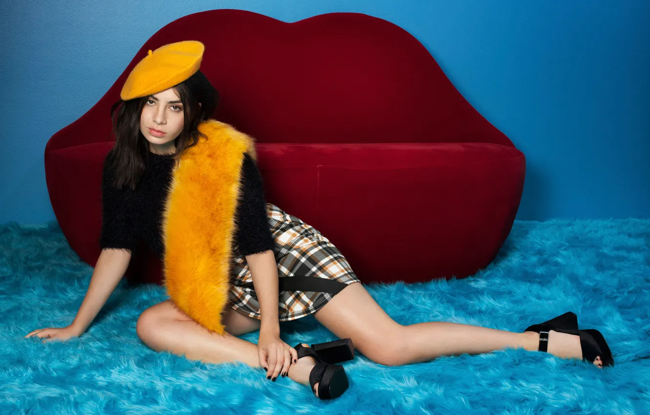 Photo wallpaper singer, photoshoot, brand, 2015, Charli XCX, Boohoo