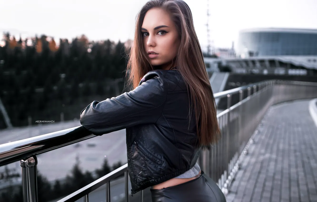 Photo wallpaper ass, look, girl, the city, hair, Lenar Abdrakhmanov, Milan Kudoyarov
