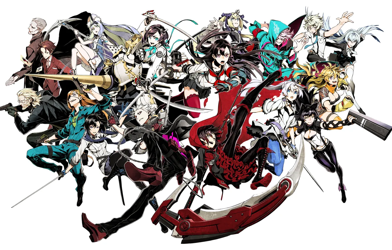 Photo wallpaper anime, different, characters