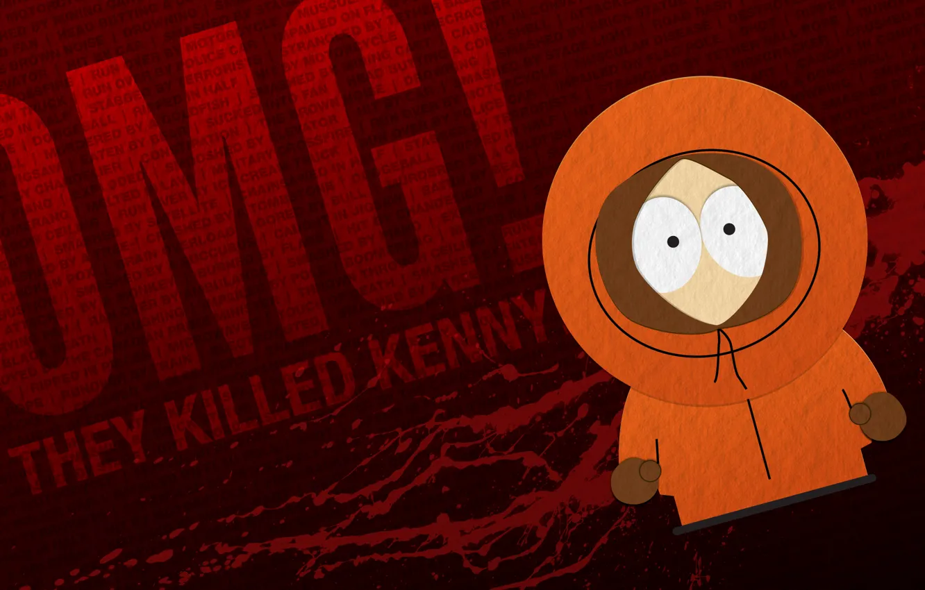 Photo wallpaper Kenny, South Park, South Park, The animated series, OMG