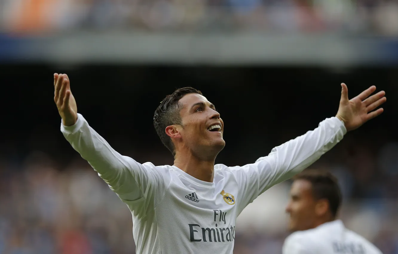Photo wallpaper joy, football, victory, form, Cristiano Ronaldo, player, football, CR7