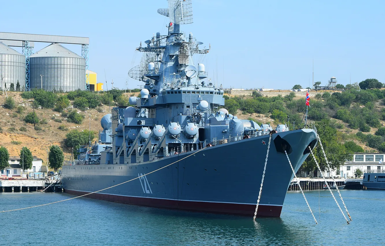 Photo wallpaper Moscow, cruiser, rocket, guards