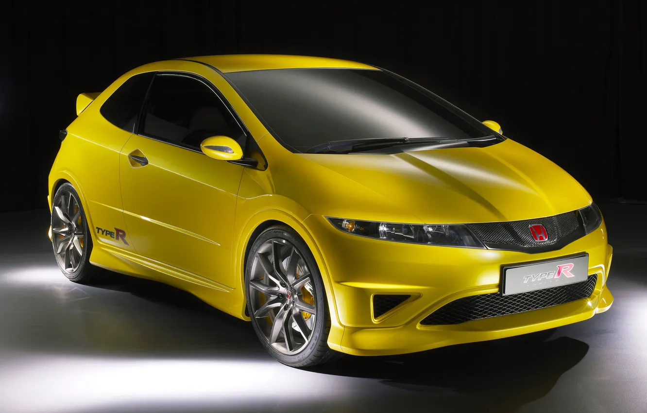 Photo wallpaper Civic Type-R, the concept car, Honda Civic Type-R Concept, 2006, Concept, Honda, coupe