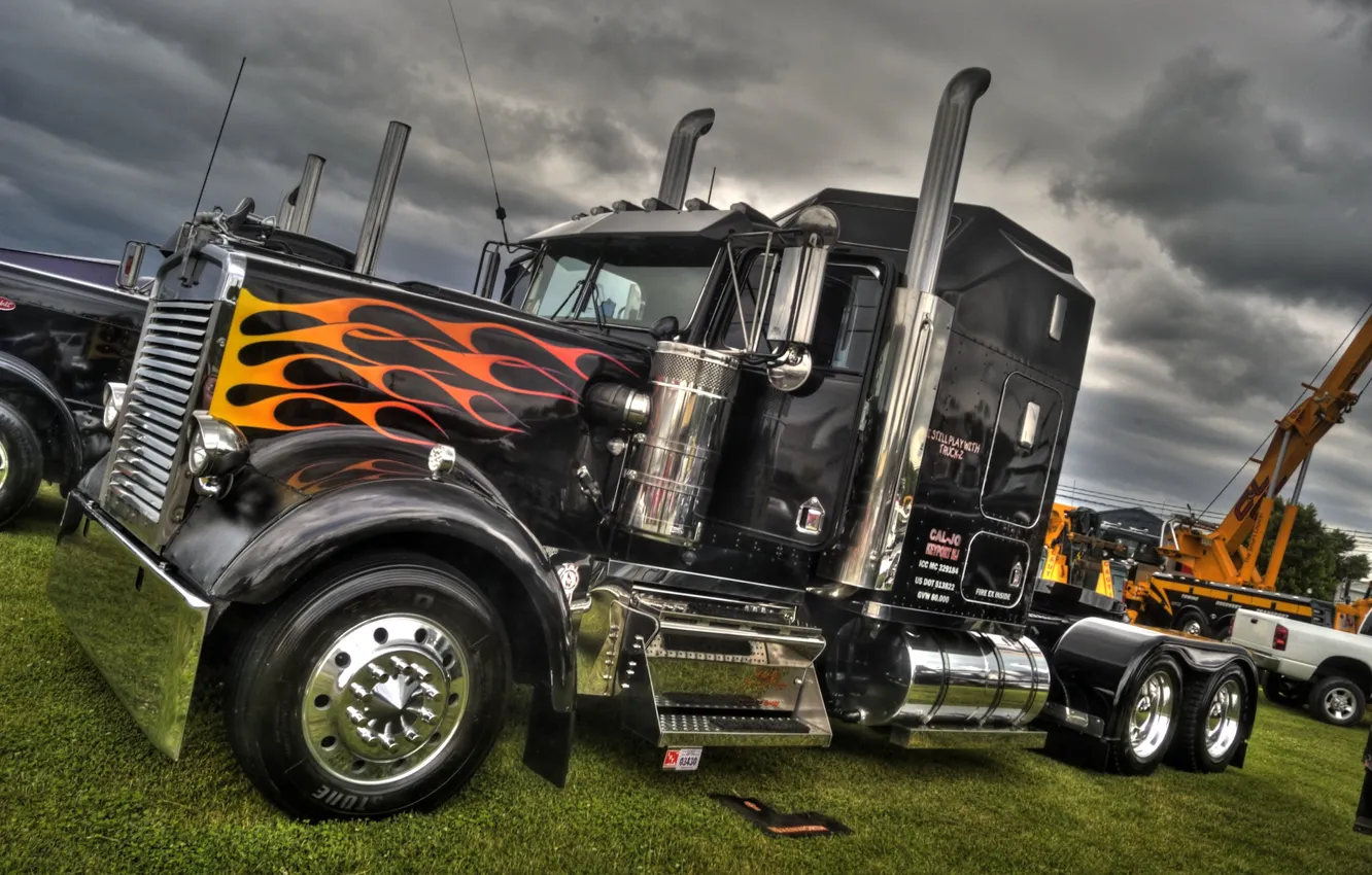 Photo wallpaper Wallpaper, truck, Kenworth