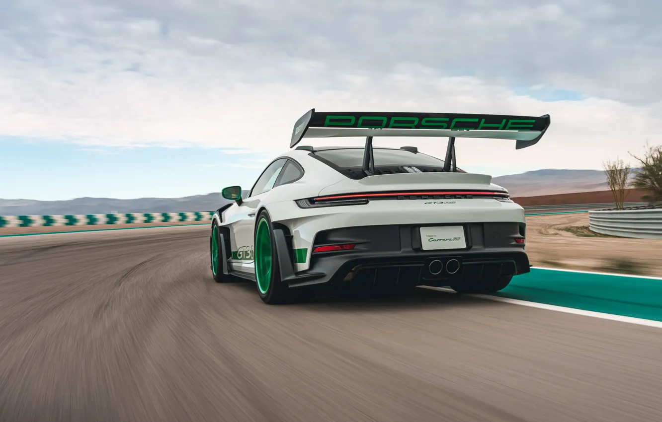 Photo wallpaper 911, Porsche, perfection, performance, Porsche 911 GT3 RS, Tribute to Carrera RS, rear wing