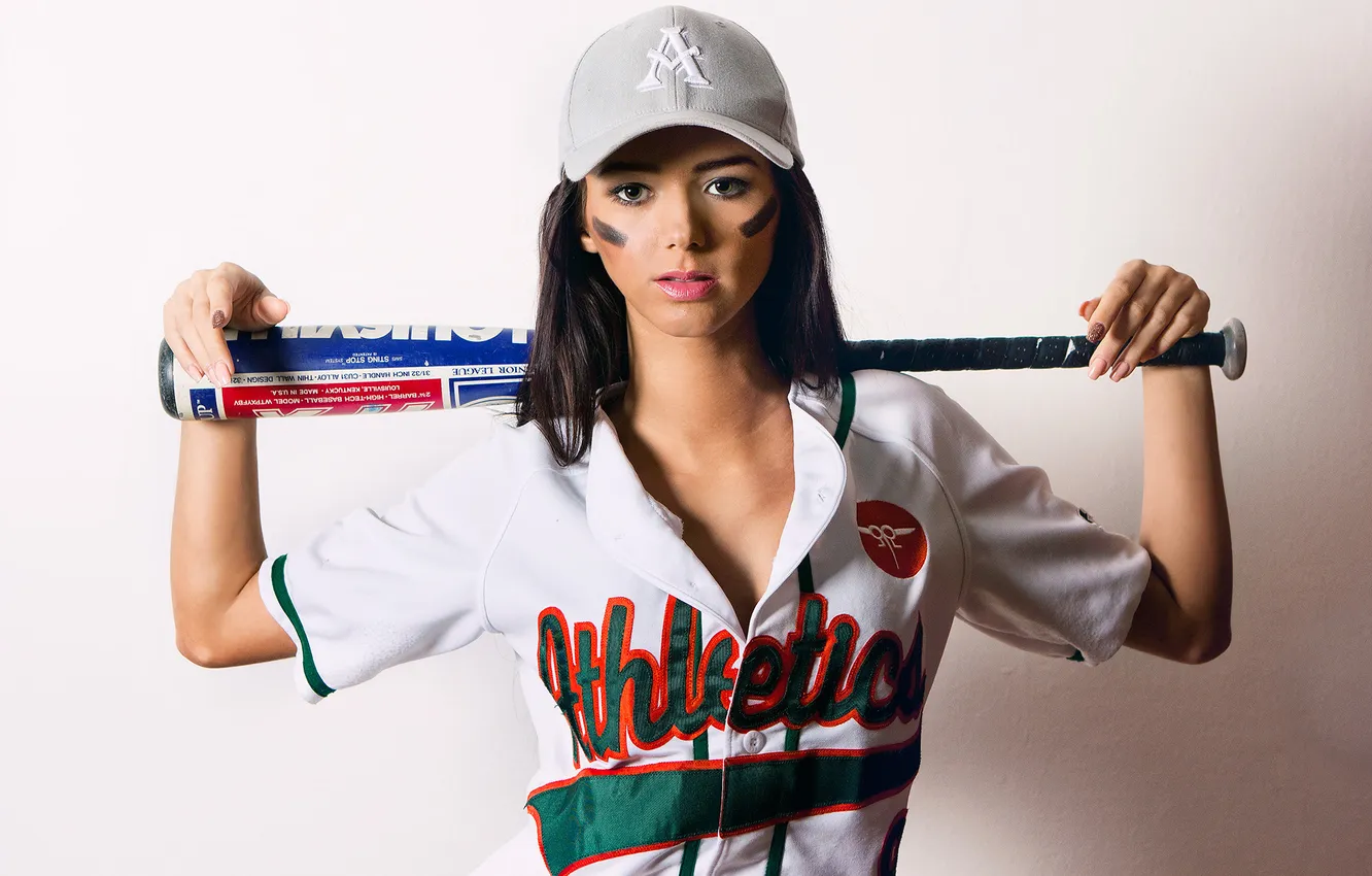 Photo wallpaper model, bit, baseball