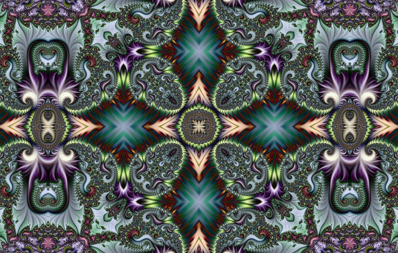 Photo wallpaper pattern, figure, bright colors