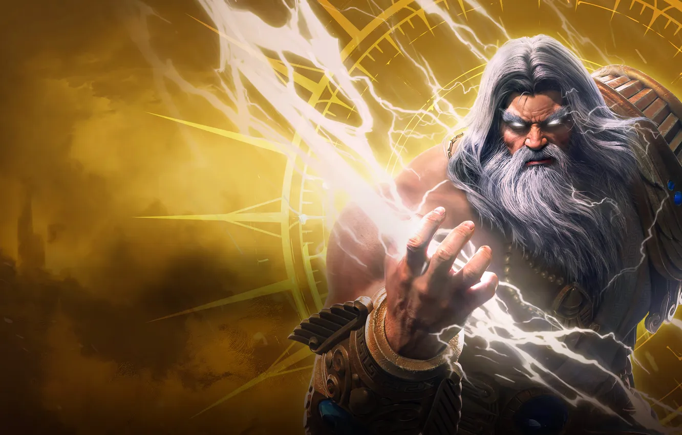 Photo wallpaper Zeus, Smite 2