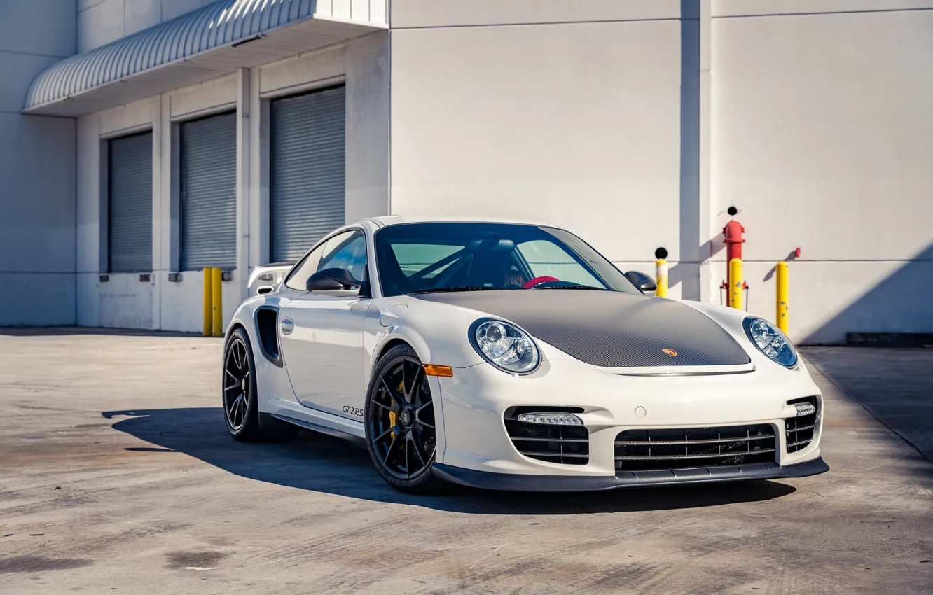 Photo wallpaper White, 2011, Sportcar, Porsche 911 GT2RS