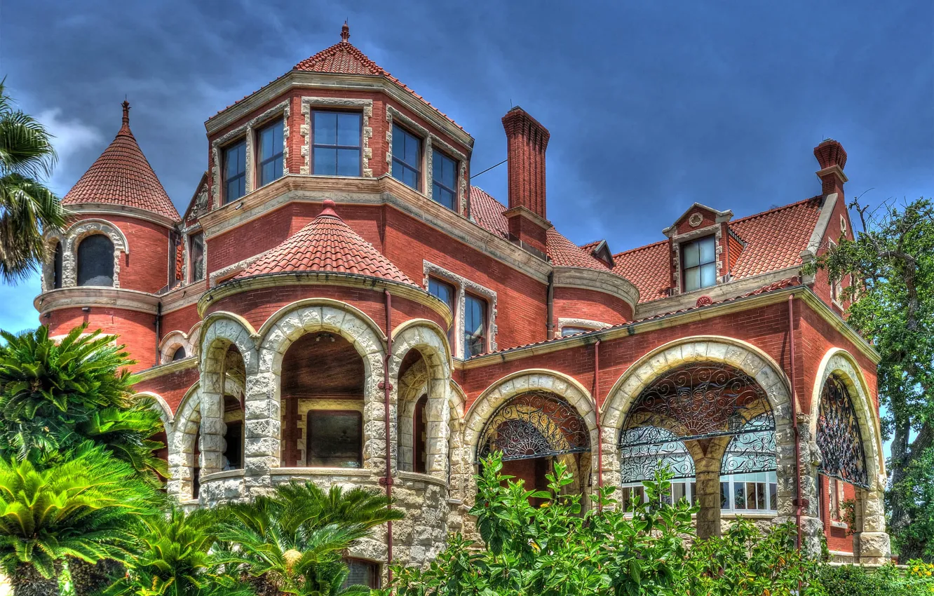 Photo wallpaper USA, USA, Museum, architecture, Texas, Texas, architecture, Galveston