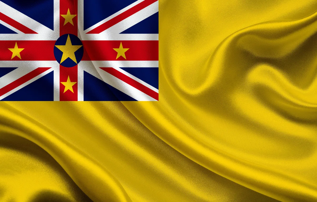 Photo wallpaper Flag, Niue, Niue