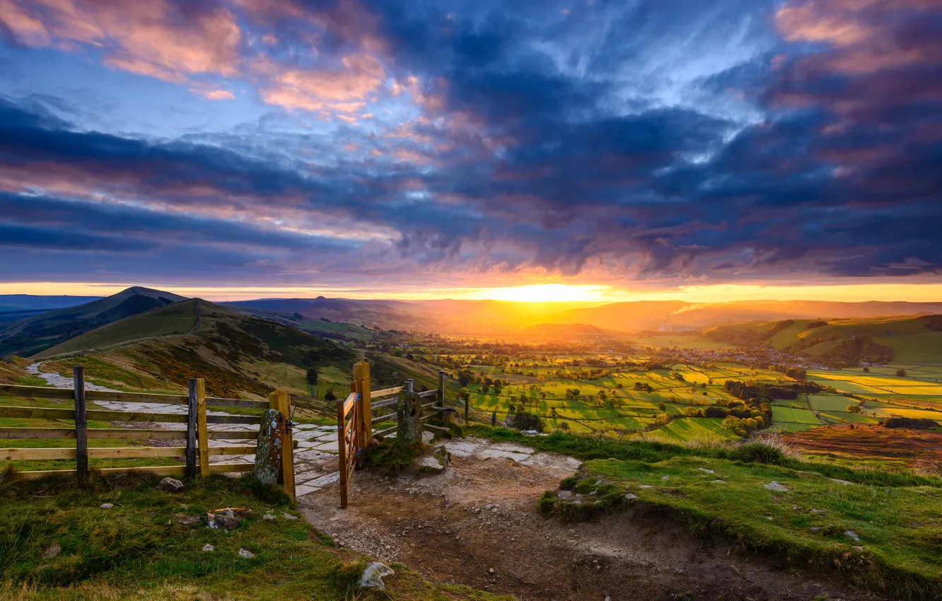 Photo wallpaper landscape, nature, beauty