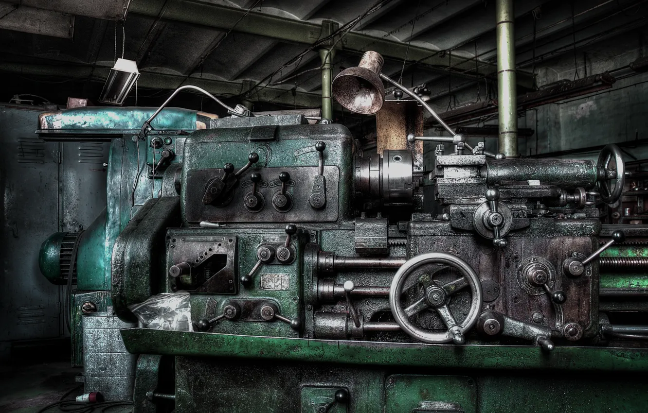 Photo wallpaper plant, machine, factory