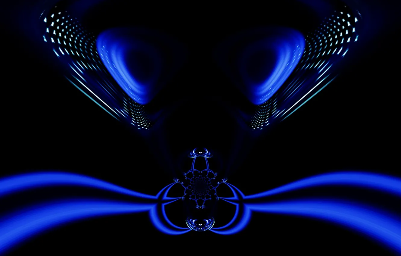 Photo wallpaper cat, eyes, mustache, abstraction, fantasy