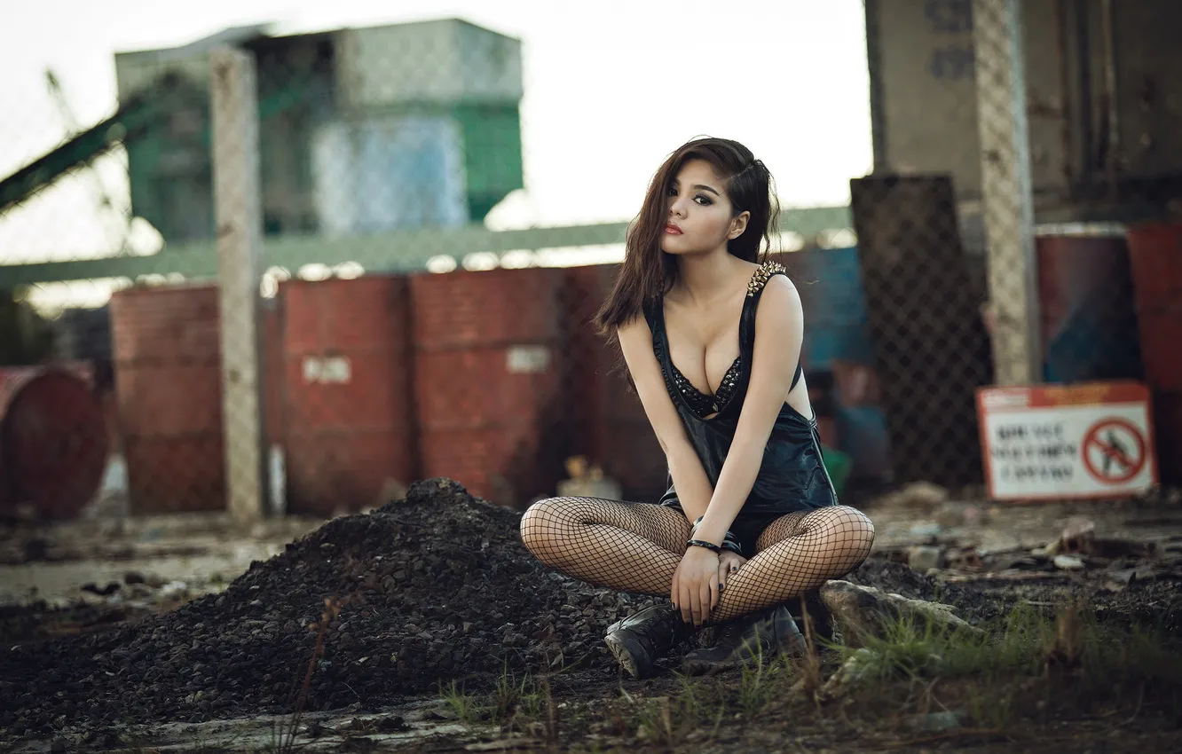 Photo wallpaper girl, Model, Hee Yang