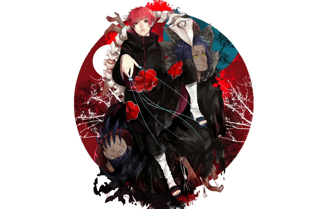 Photo wallpaper guy, cloak, Naruto, puppet, Sasori