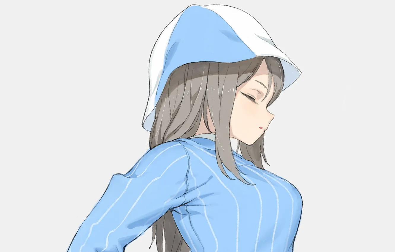 Photo wallpaper anime, art, white background, Panama