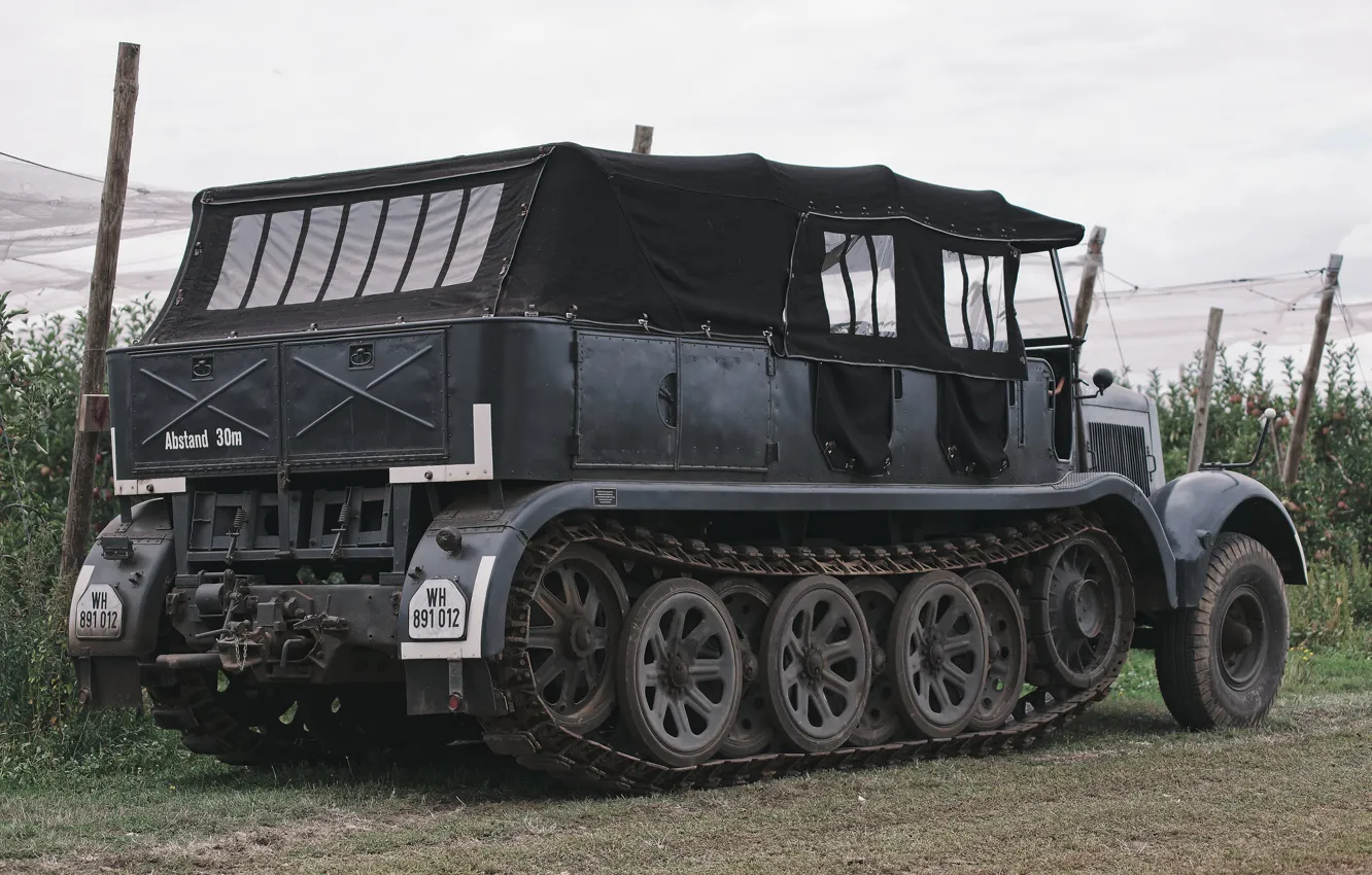 Photo wallpaper war, German, APC, world, Second, half-track