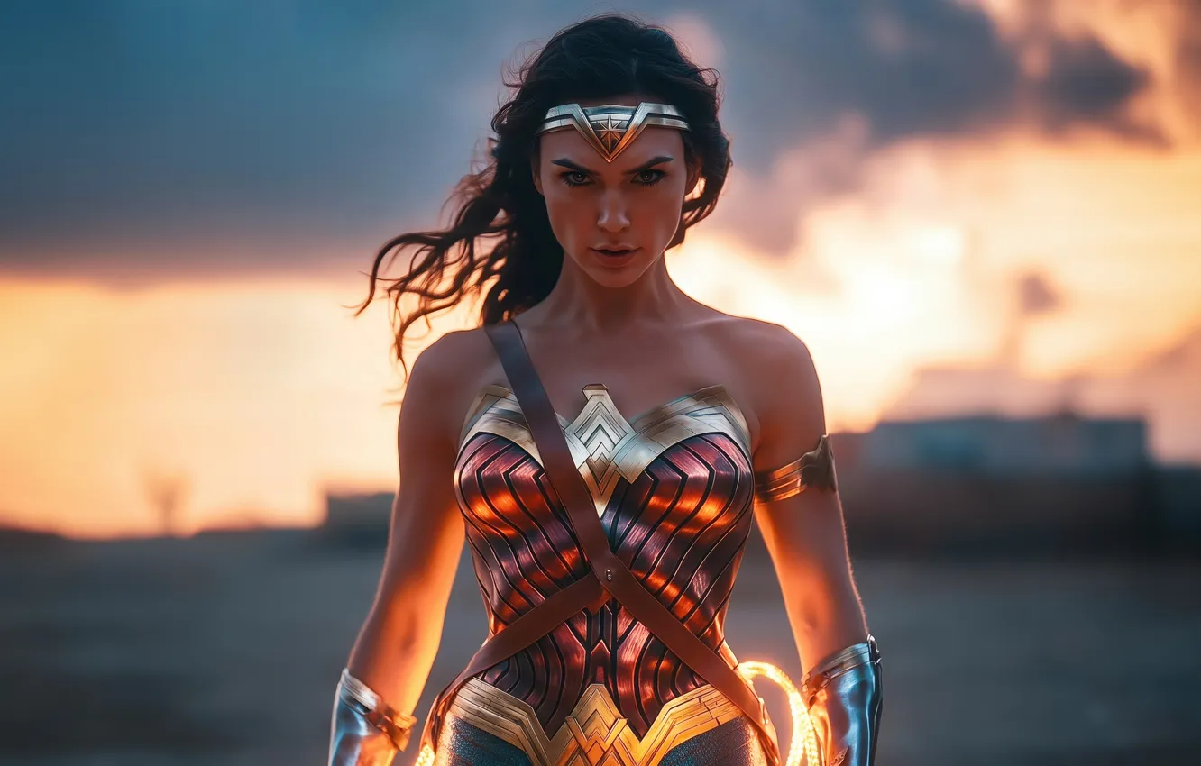 Photo wallpaper woman, symphony, Wonder