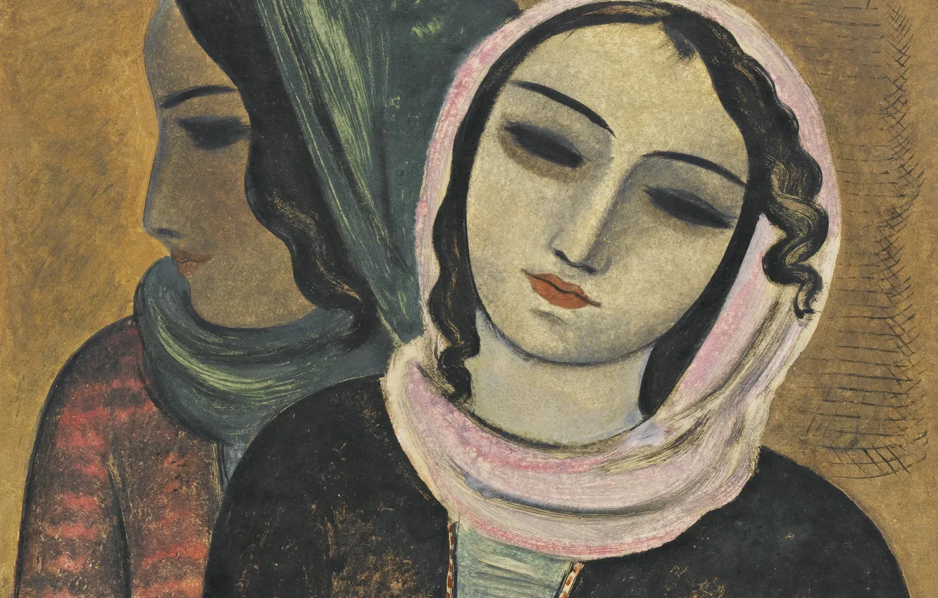 Photo wallpaper 1931, GEORGIAN GIRLS, Alexander Vasilievich Shevchenko