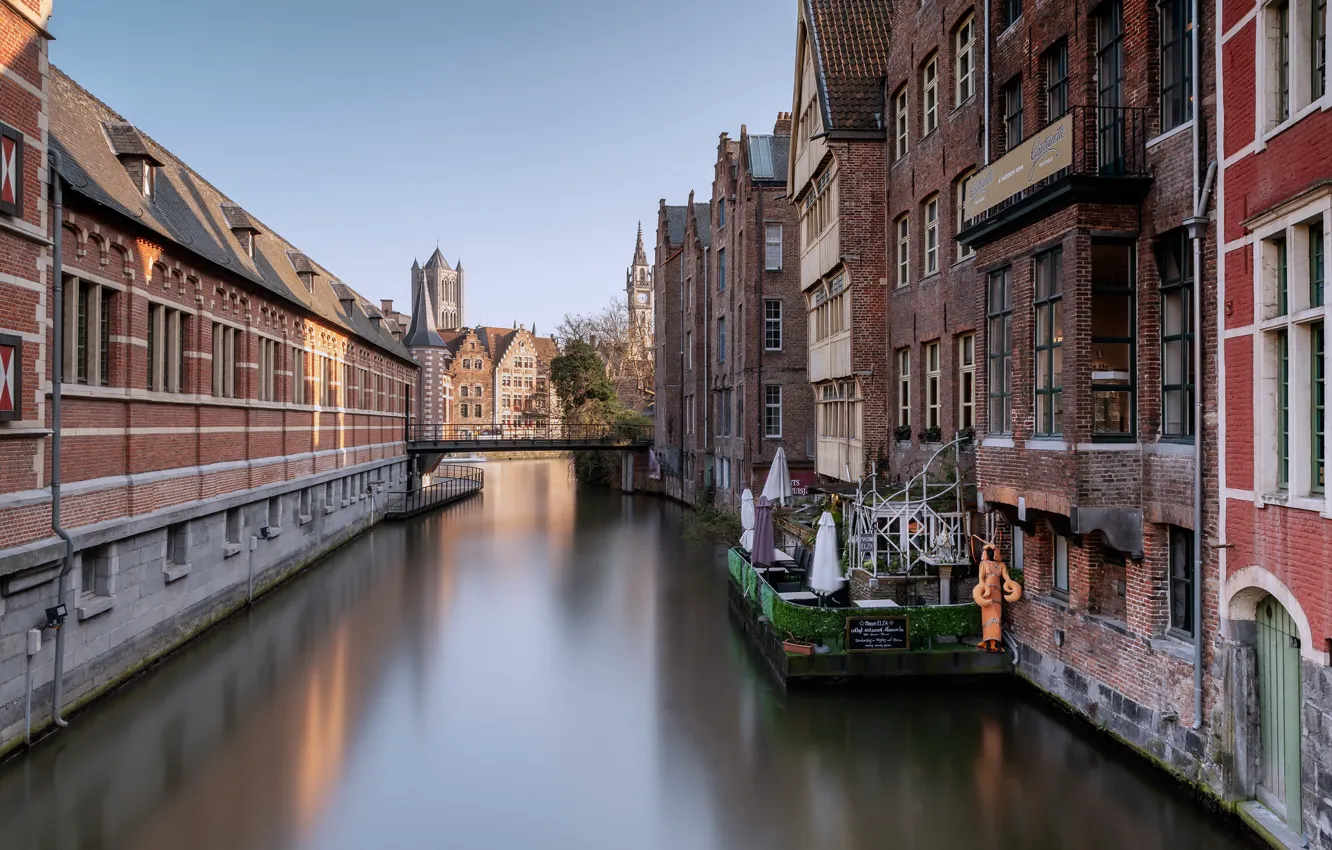 Photo wallpaper Flanders, Arrondissement of Ghent, City