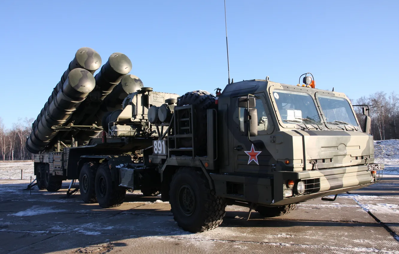Photo wallpaper system, complex, S-400, anti-aircraft, Russian, rocket, range, large and medium