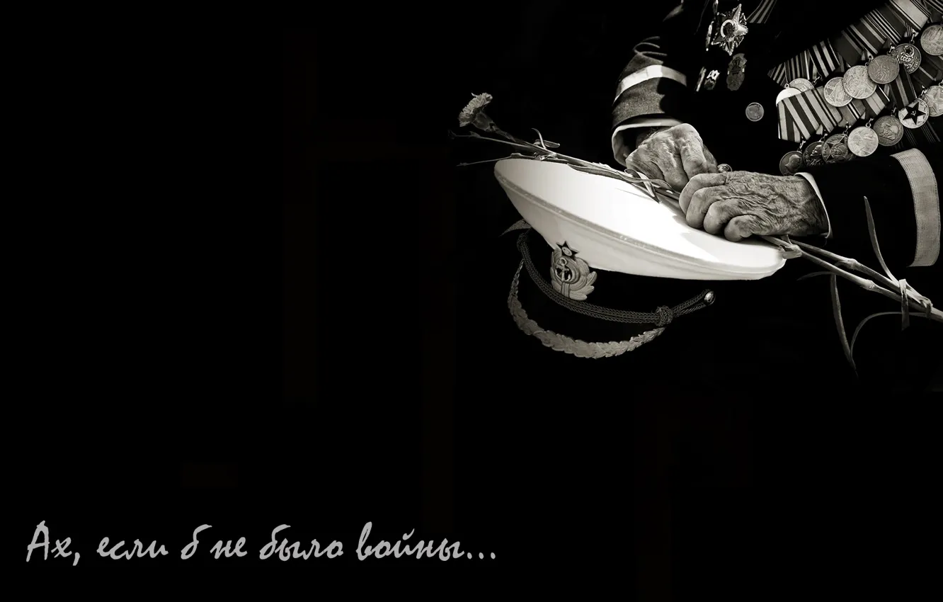 Photo wallpaper flowers, memories, text, memory, background, war, black, hands