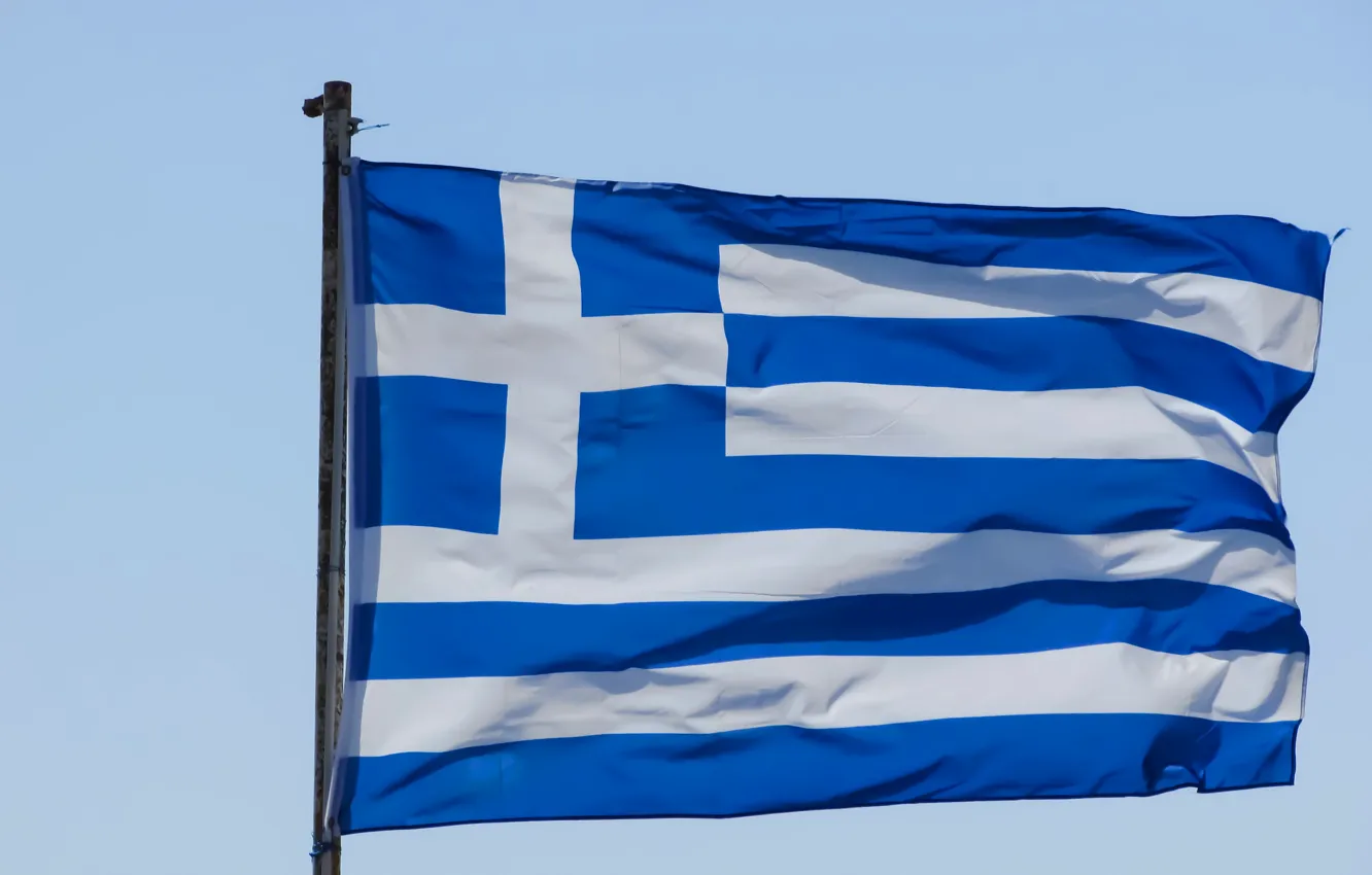 Photo wallpaper cross, Greece, flag, cross, Greece, fon, flag, greece