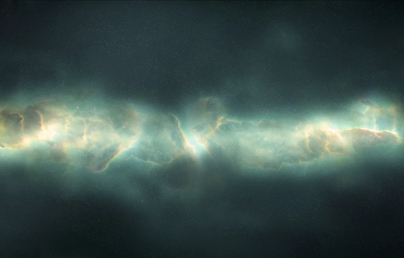 Photo wallpaper stars, nebula, light, infinity, gas cloud