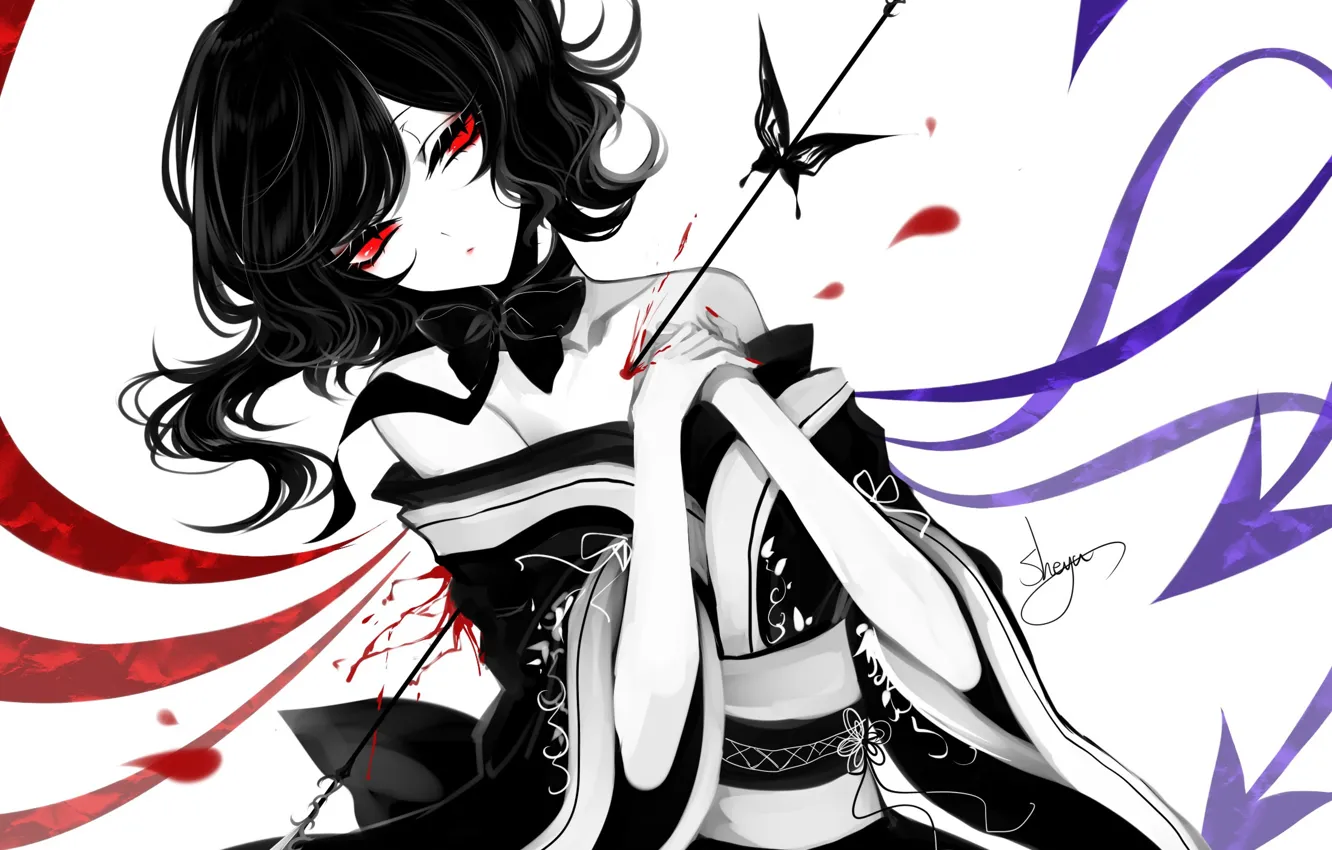 Photo wallpaper girl, arrows, touhou, Touhou, Touhou, Anime game