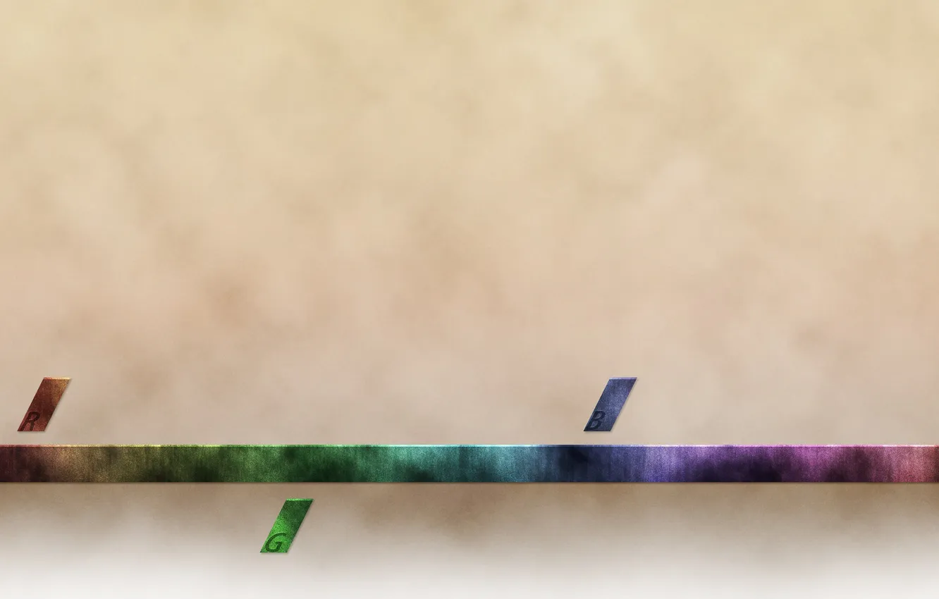 Photo wallpaper blue, red, green, strip, RGB